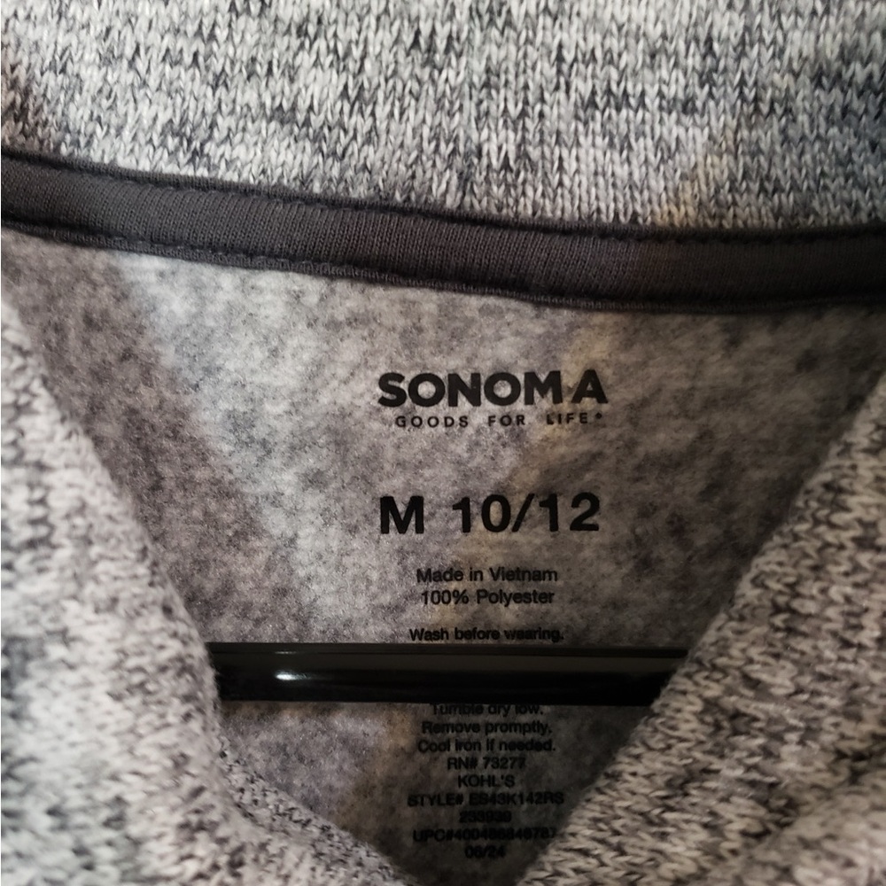 Sonoma Gray Knit Sweater
